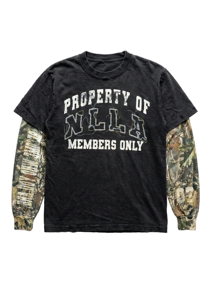 Property of NLLA – Camo Revival Longsleeve Tee