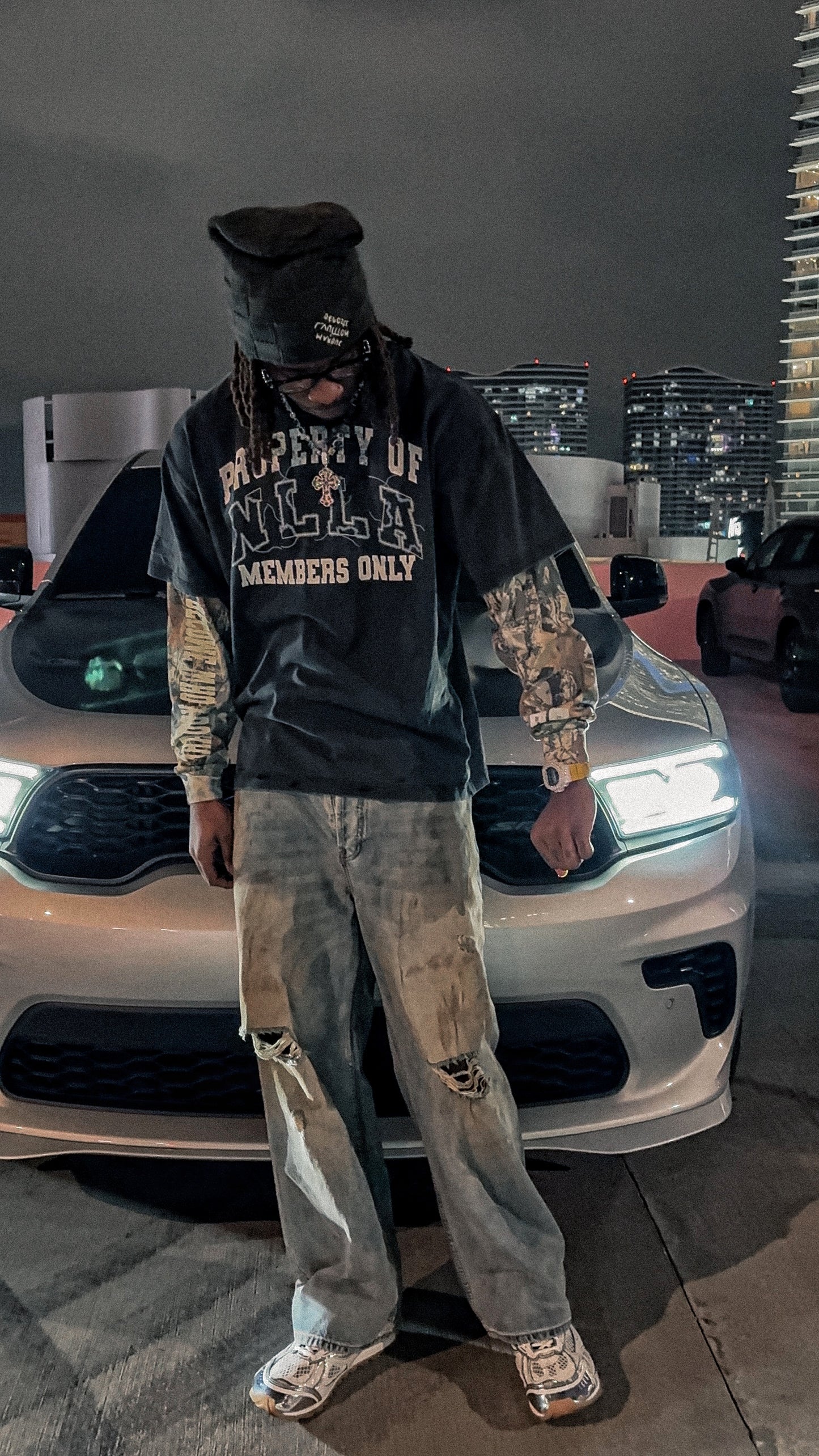 Property of NLLA – Camo Revival Longsleeve Tee