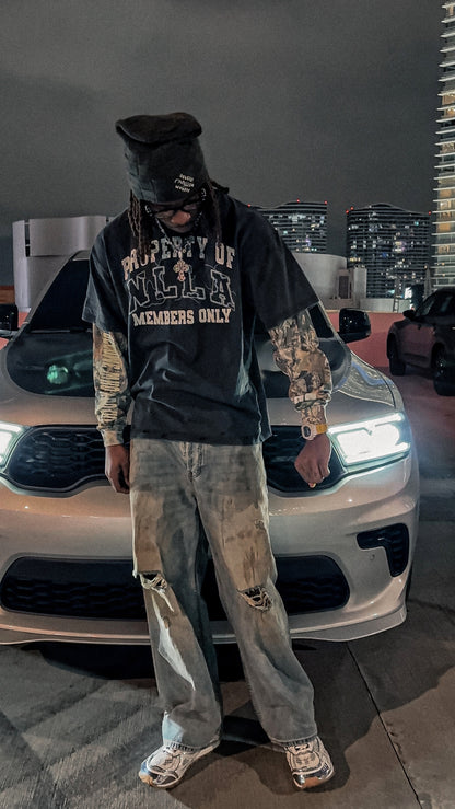 Property of NLLA – Camo Revival Longsleeve Tee