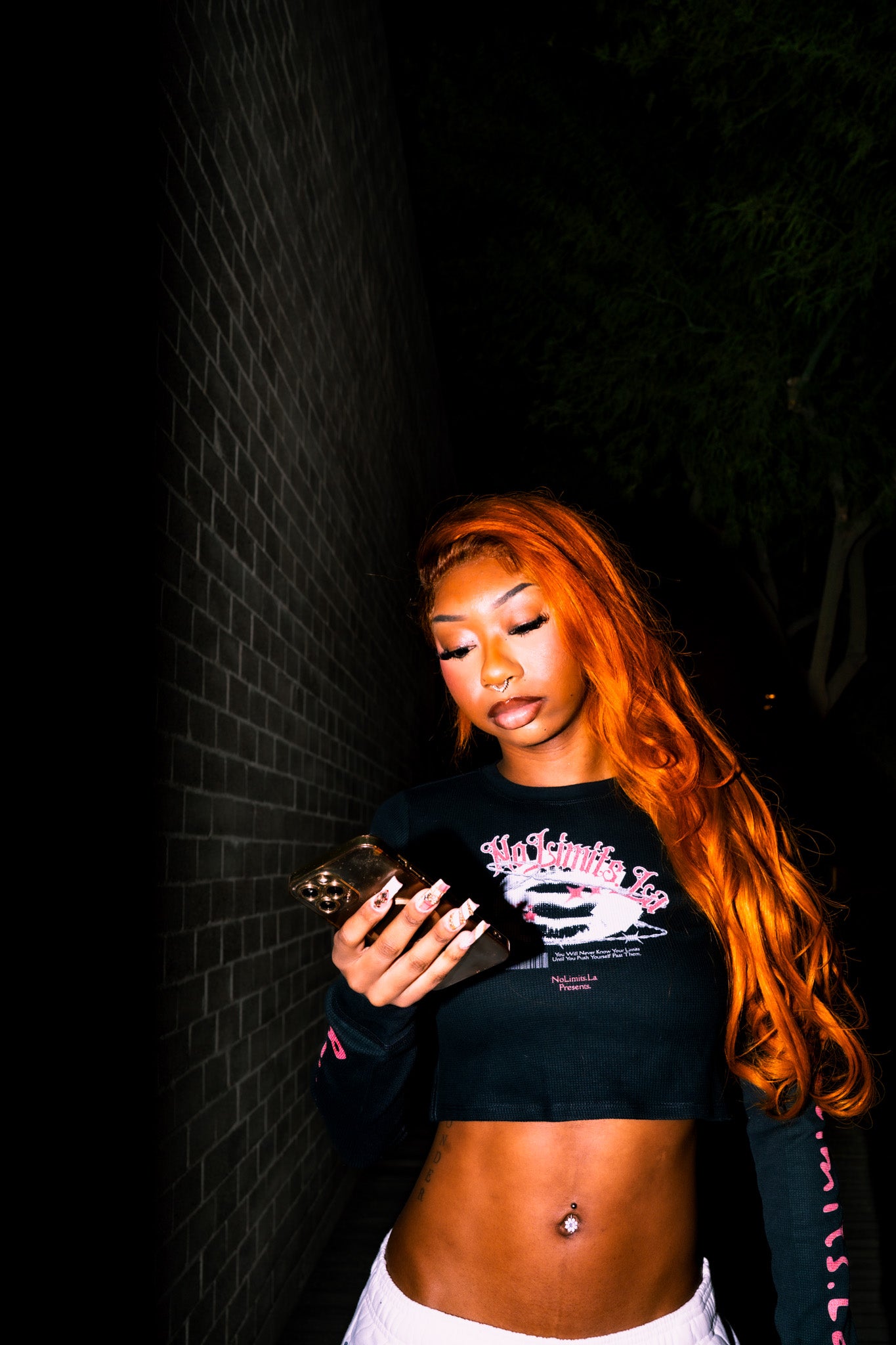 Reinvention Cropped Waffle Thermal