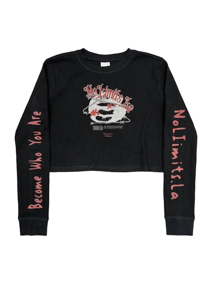 Reinvention Cropped Waffle Thermal